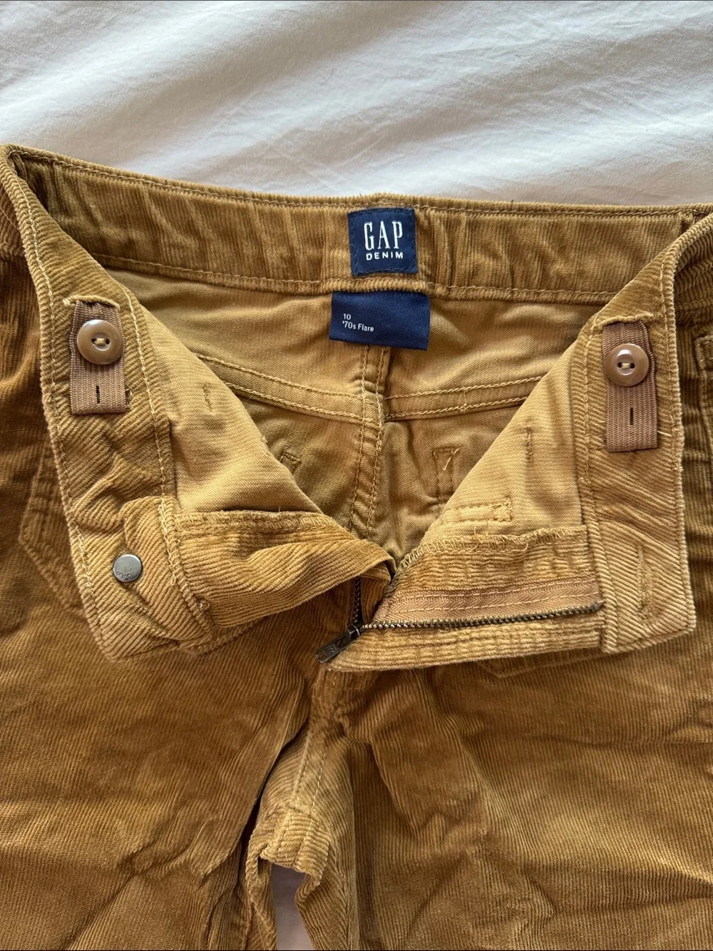Girls Gap Corduroy Flare Pants in Brown